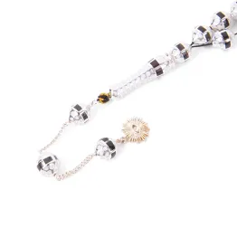 معدن مطعم بكلايت طلاء فضي 