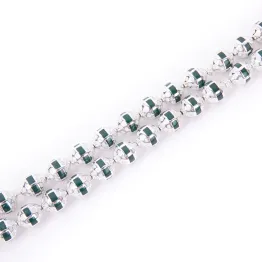 معدن مطعم بكلايت طلاء فضي 