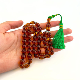 كهرمان طبيعي لون عسلي كركوشة بغدادية