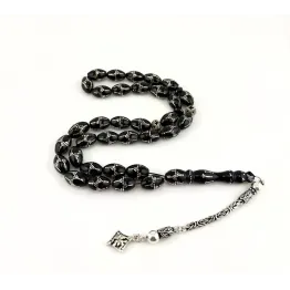 يسر طبيعي تطعيم فضة مع شرابة فضة