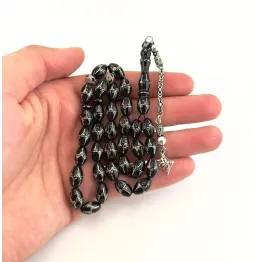 يسر طبيعي تطعيم فضة مع شرابة فضة